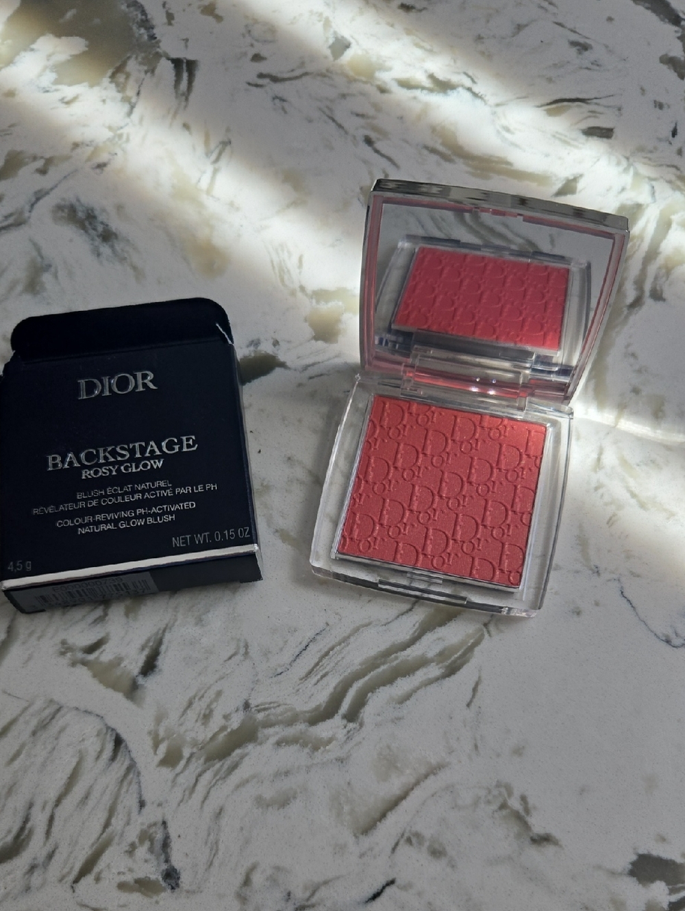Dior Backstage Blush Compact — Vibrant Coral Pink